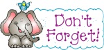 clipart Don_t_Forget_clipart, elephant, reminder